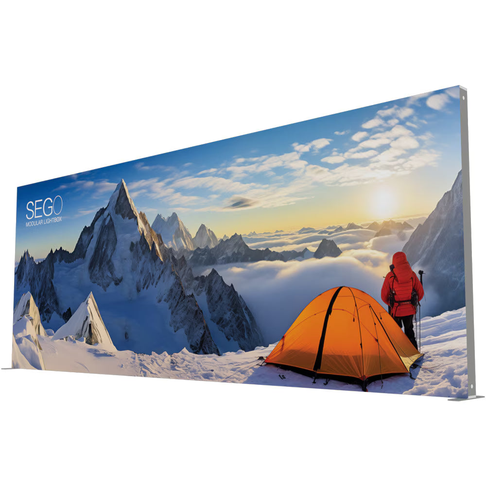 19.7 x 7.4 ft. SEGO Modular Lightbox Display (SINGLE-SIDED)