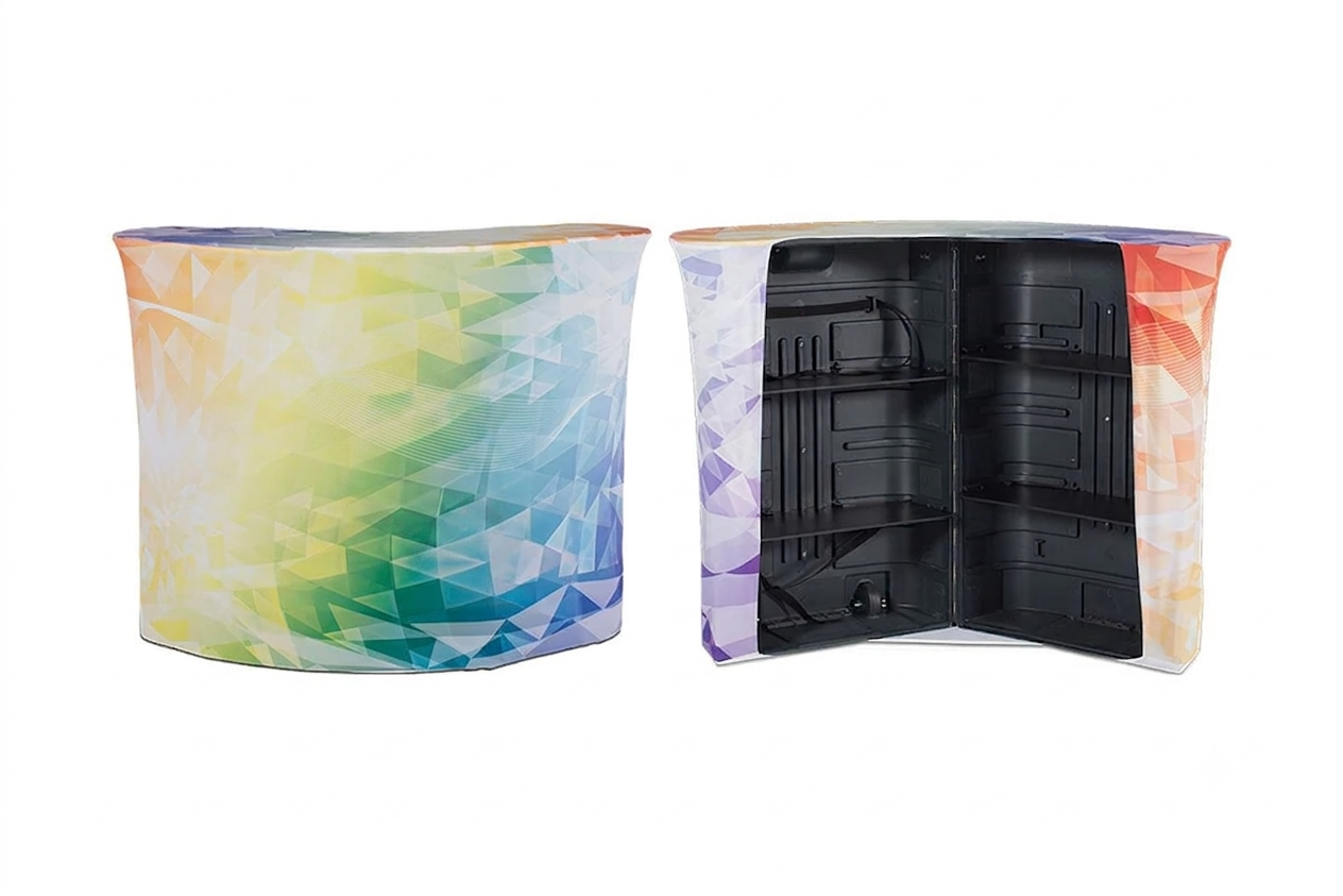 Tension Fabric Display – 10ft W x 8ft H Flat – Tru-Fit 3.0