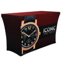 4 ft. Stretch Table Throw 4-sided with Custom Print