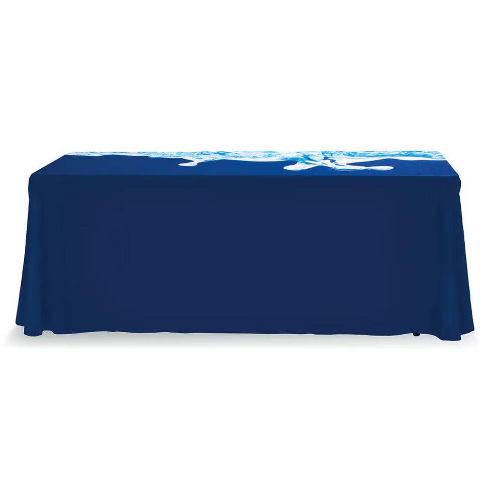 6ft. Table Throw 4-sided with Custom Print