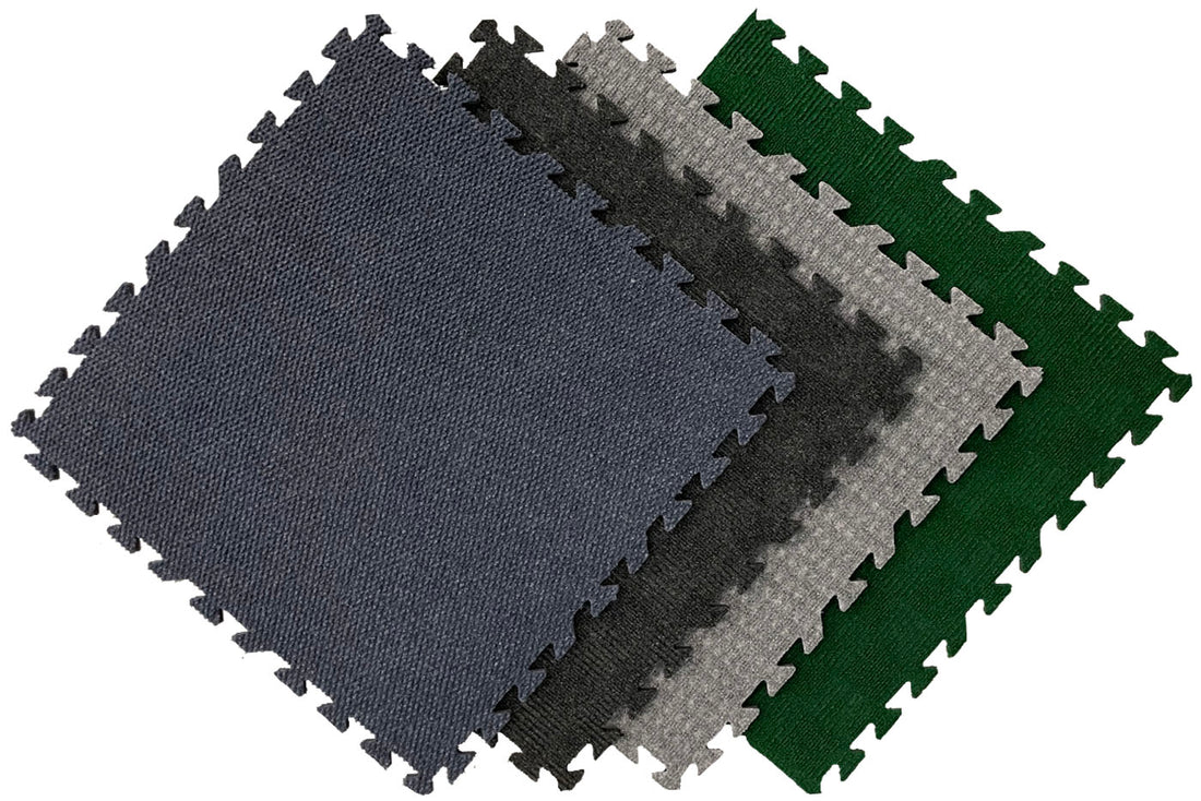 Designer Carpet Interlocking Tiles, Indoor+Outdoor (Pricing Per Square Foot)