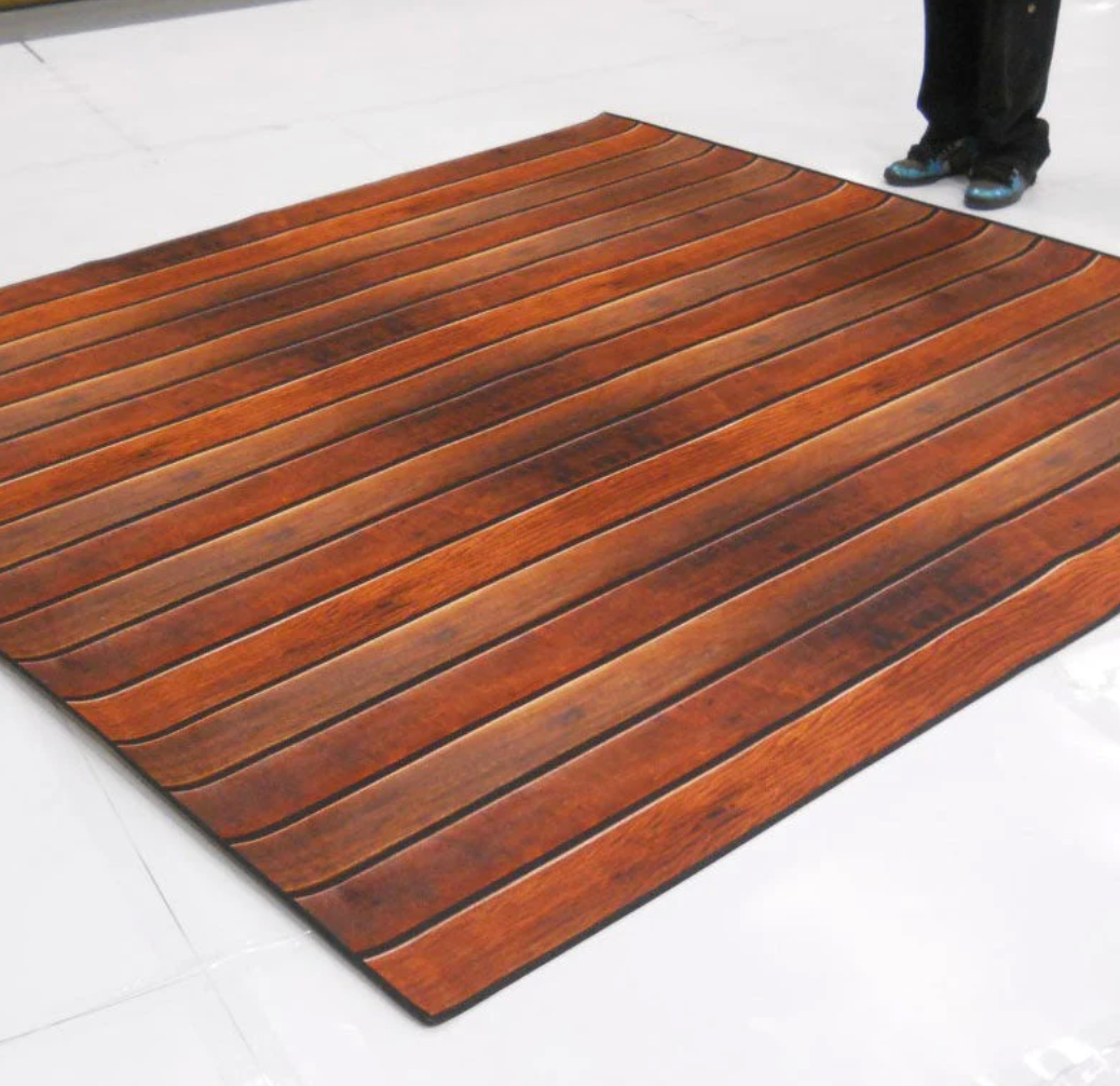 Dye Sublimated Custom Printed Rollable Carpet (Pricing Per Square Foot)