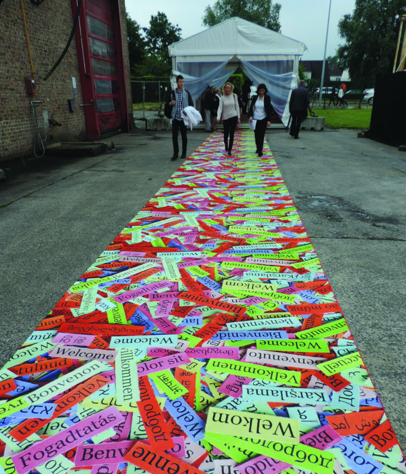 Dye Sublimated Custom Printed Rollable Carpet (Pricing Per Square Foot)