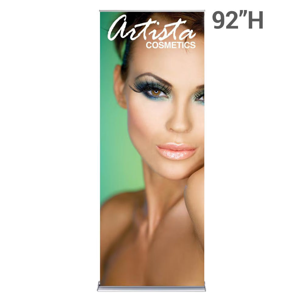 36" x 92" SilverStep Retractable Banner Stand (Fabric Print)