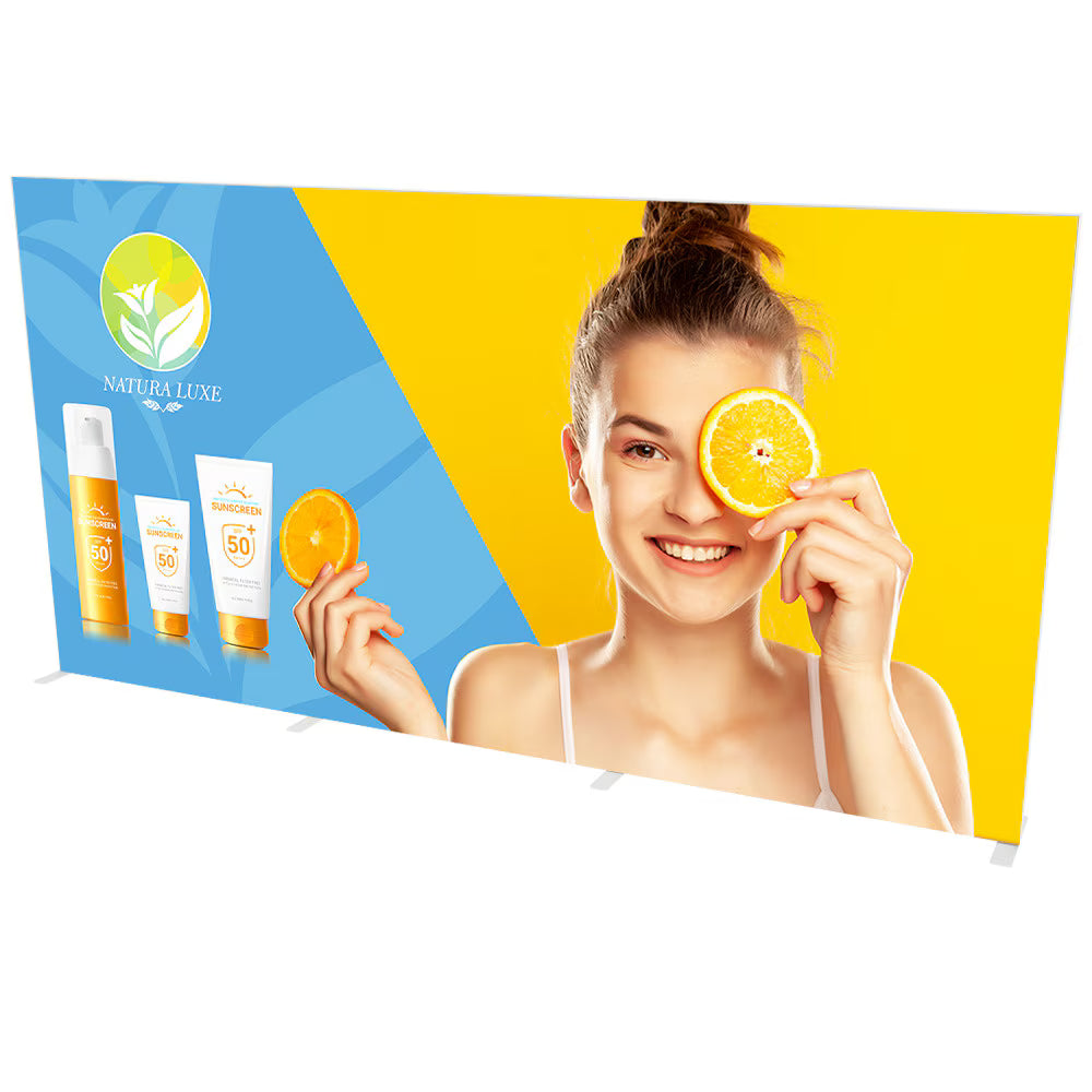 VAIL120DB 8' X 20' (BACKLIT-SINGLE SIDED) Display Free Standing