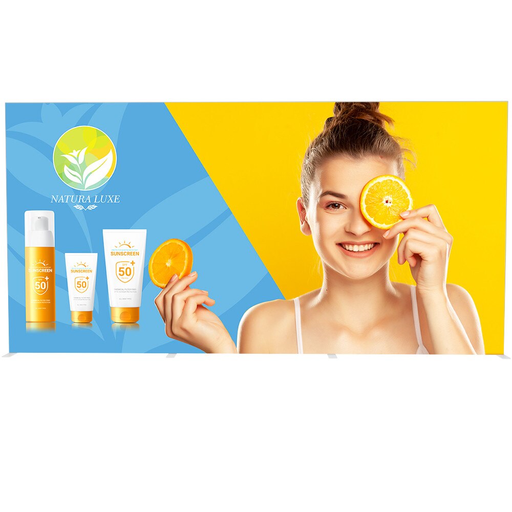 VAIL120DB 8' X 20' (BACKLIT-SINGLE SIDED) Display Free Standing