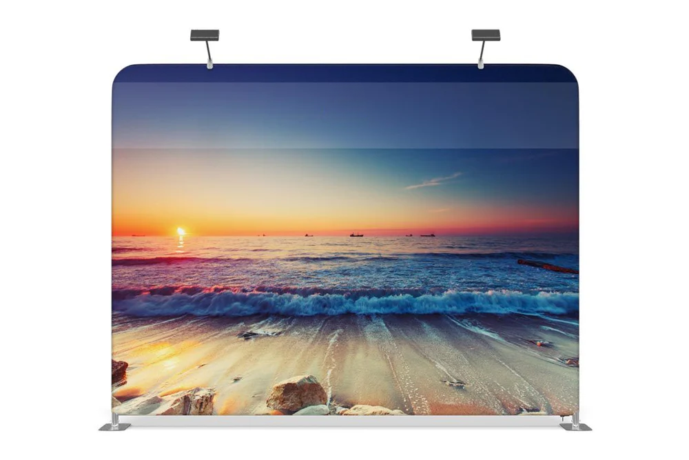 Tension Fabric Display – 10ft W x 8ft H Flat – Tru-Fit 3.0
