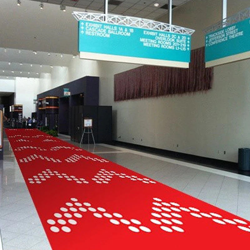 Dye Sublimated Custom Printed Rollable Carpet (Pricing Per Square Foot)
