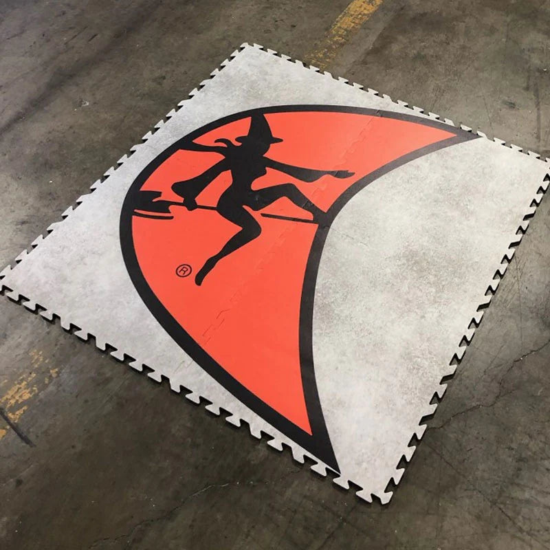 Custom Printed GraFx Vinyl Interlocking Tiles (Pricing Per Square Foot)